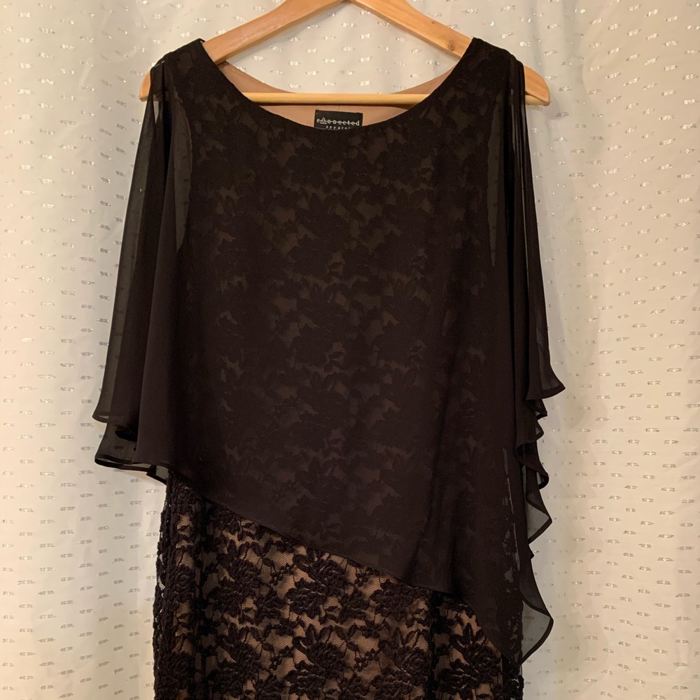 🌟Host Pick✨Connected Lace & Chiffon Popover Dress - Picture 8 of 10